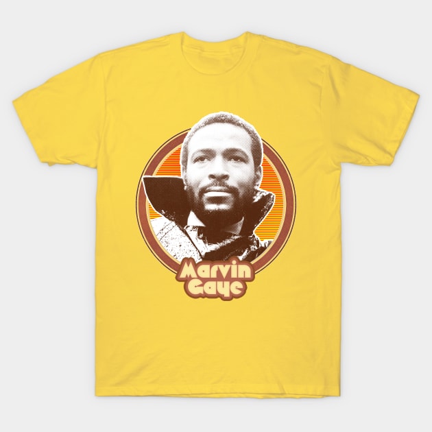 Marvin Gaye Retro Iconic Design T-Shirt by DankFutura